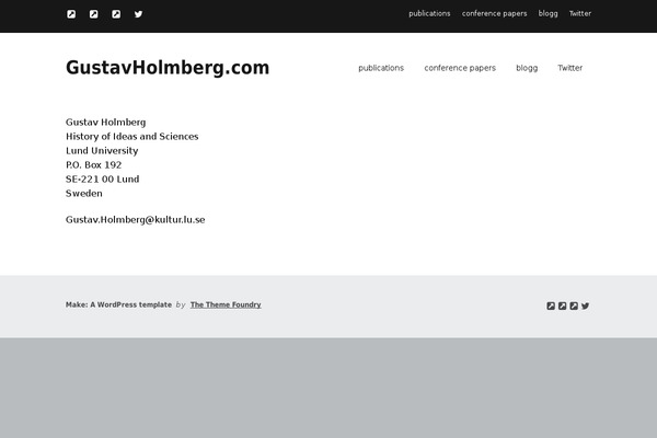 Make theme site design template sample