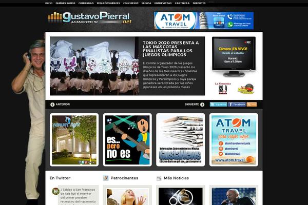 Aperture theme site design template sample