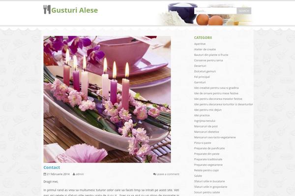 Food & Cook theme site design template sample