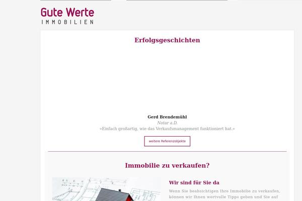 Site using Wp-immo-manager plugin