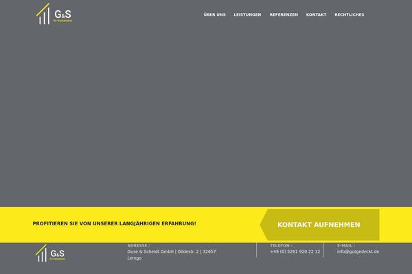 Roof-child theme site design template sample