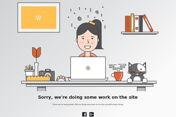 Site using Under-construction-page plugin