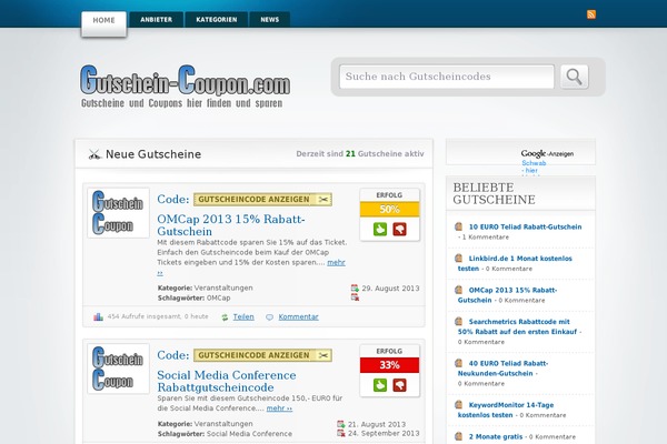 gutschein-coupon.com site used Gc