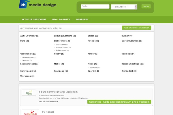 Cp theme site design template sample