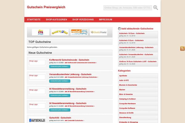 gutschein-preisvergleich.de site used Wpgutscheinpro