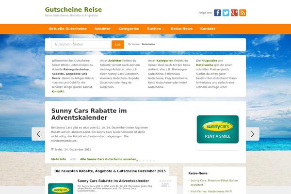 Deals theme site design template sample