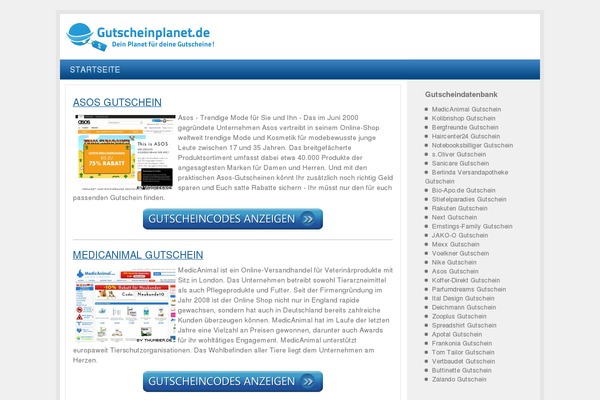 gutscheinplanet.de site used Gth