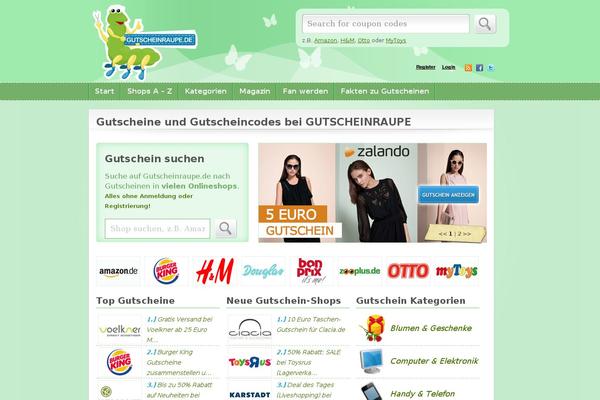 Site using Sharebar plugin