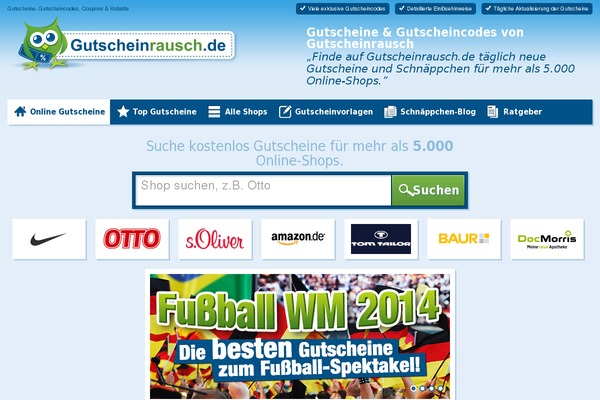 gutscheinrausch.de site used Gutscheinrausch