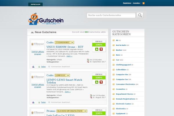 Clipper theme site design template sample