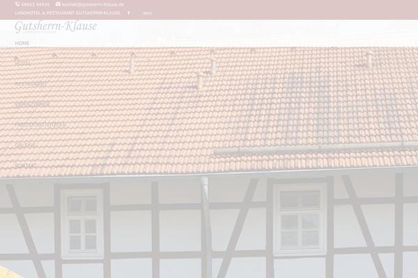 The7 Child theme site design template sample
