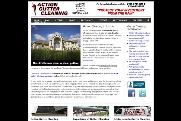 guttercleaning-atlanta.com site used Revolution
