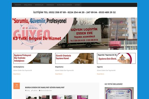 Sento theme site design template sample