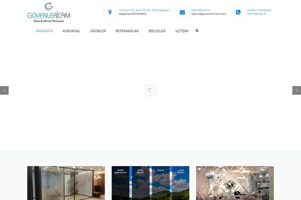 Industrial theme site design template sample