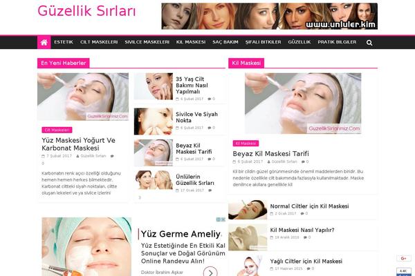 ColorMag theme site design template sample