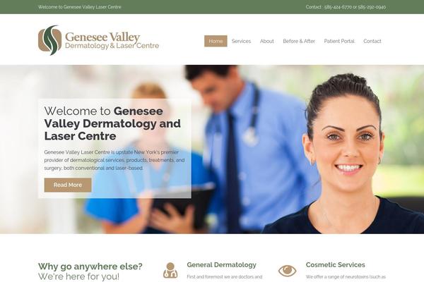 Medical-theme theme site design template sample