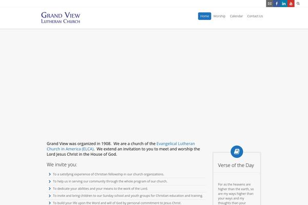 Site using Bible Verse of the Day plugin