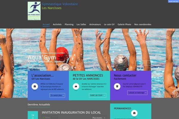 GymBase theme site design template sample