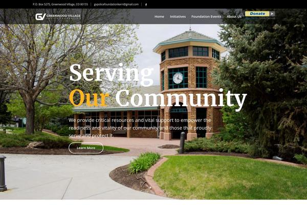 Goodwish theme site design template sample