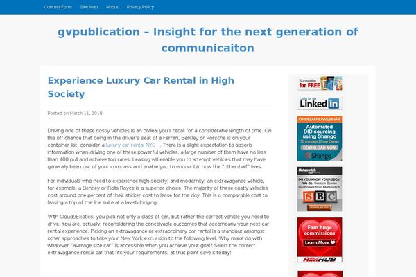 GovPress theme site design template sample