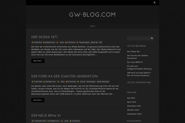 Blackoot Lite theme site design template sample