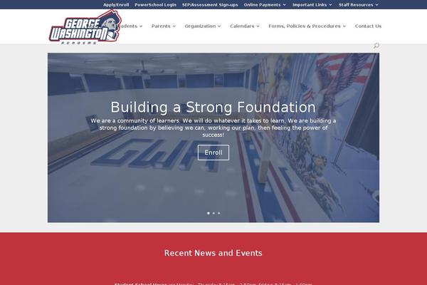 Divi theme site design template sample