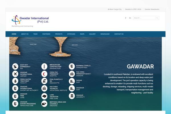 Aqua theme site design template sample