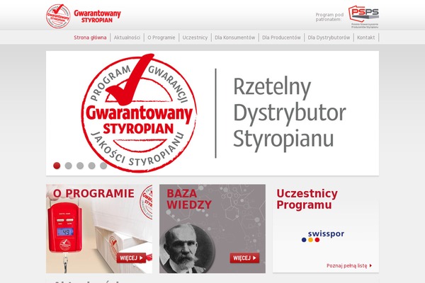gwarantowanystyropian.pl site used Bazinga