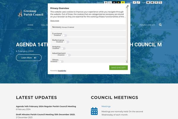 Site using Ics-calendar plugin