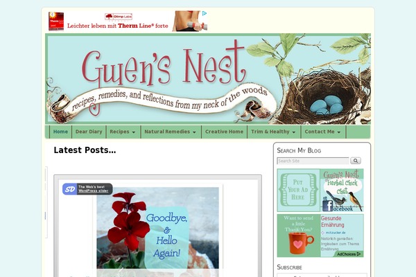 gwens-nest.com site used Foodie Pro