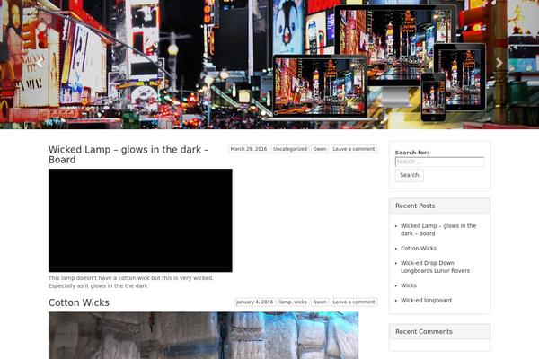 Times Square theme site design template sample