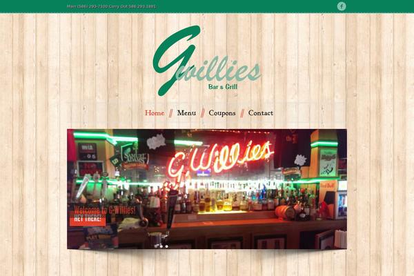 Hipster theme site design template sample