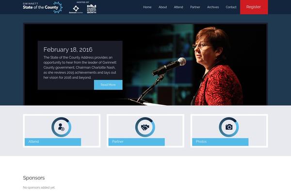 gwinnettstateofthecounty.com site used Political Press