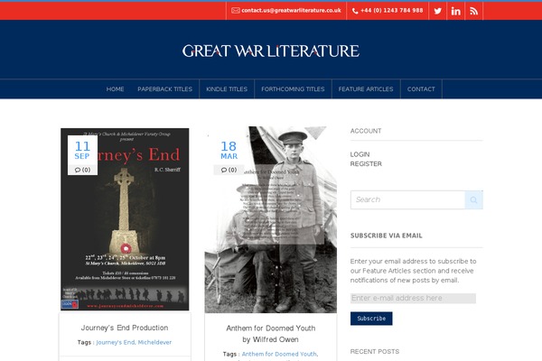 Sevenfold theme site design template sample