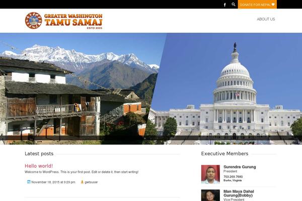 Charitas Lite theme site design template sample