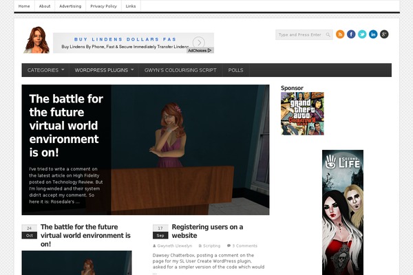 gwynethllewelyn.net site used Infimag