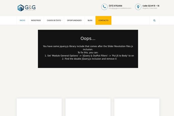 Site using Parallax-backgrounds-for-vc plugin