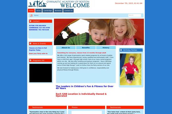 gymnasticacademyofboston.com site used Gymnastics