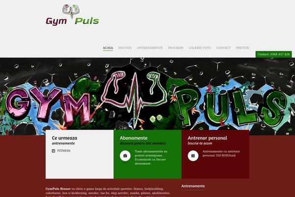 GymBase theme site design template sample