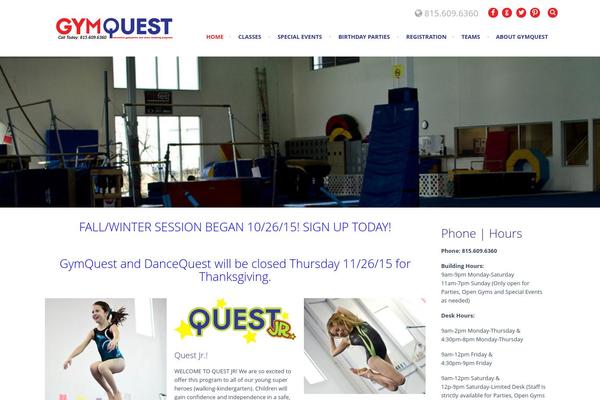 Rocco theme site design template sample