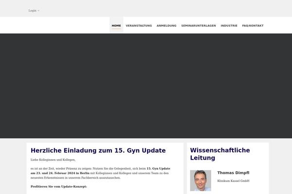 Highend theme site design template sample