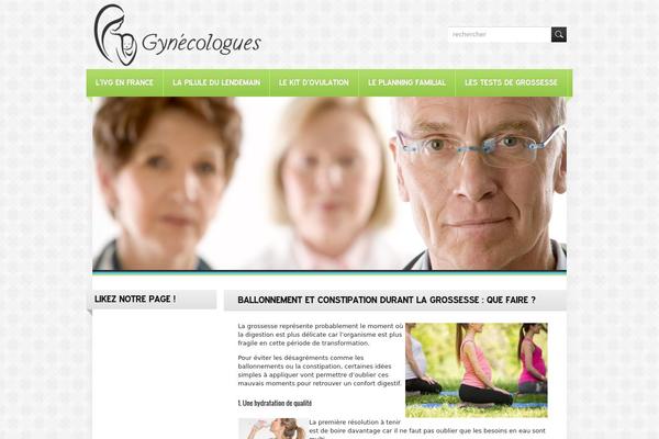 Healthcare theme site design template sample