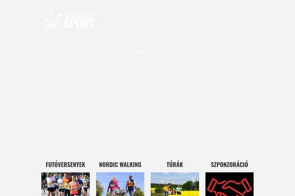 RunCrew theme site design template sample