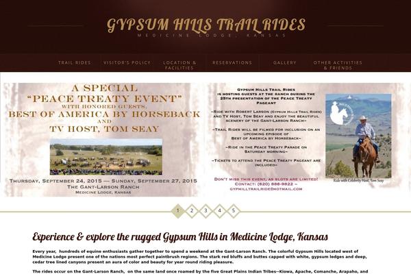 gypsumhillstrailrides.com site used Theme45687