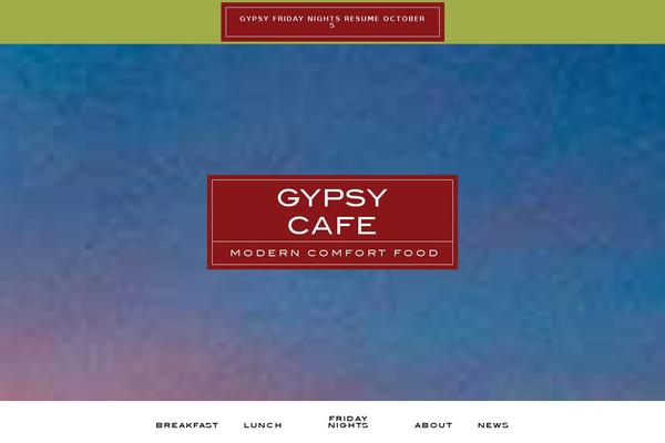 Café Pro theme site design template sample