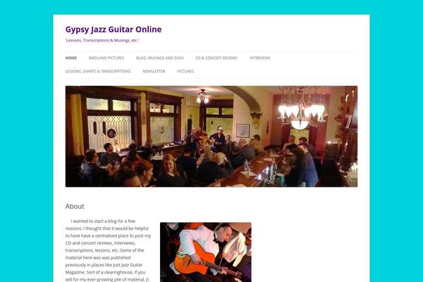 gypsyjazzguitaronline.com site used Twenty Twelve