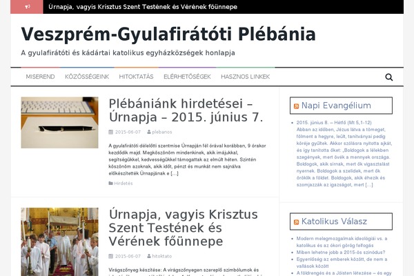 Hestia theme site design template sample