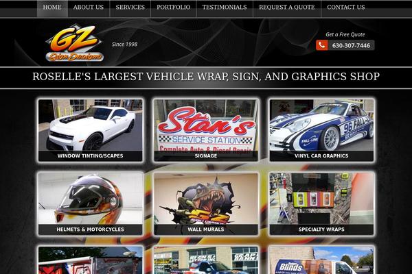 gzsigndesigns.com site used Initial