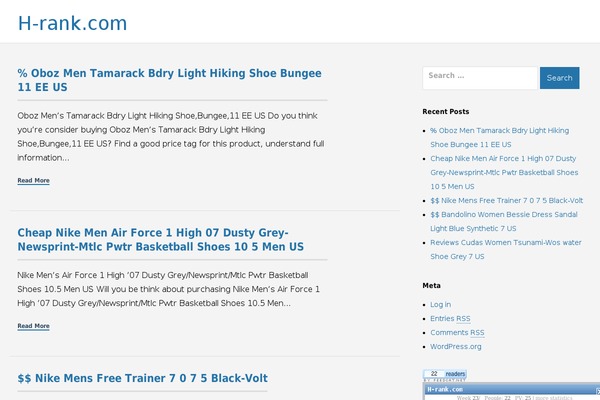 h-rank.com site used Bravo
