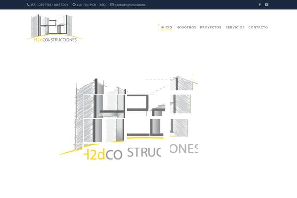 Structure theme site design template sample
